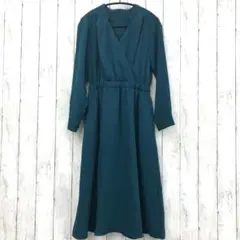 【 N.】エヌドット 稀少 ロングワンピース ブルー系 M