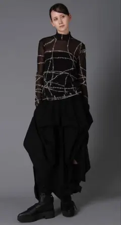 【完全未使用品】LIMI feu/ダブルサテンレイヤードスカートのサムネイル