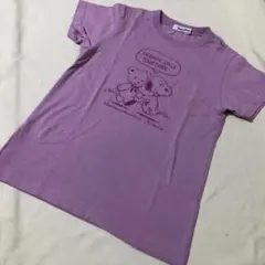 ファミリア Tシャツ ファミちゃん　スヌーピー パープル　130　E865のサムネイル