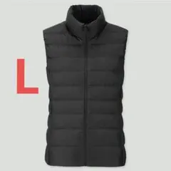 ユニクロ ウルトラライトダウンベスト ダウンジャケット ブラック レディース L