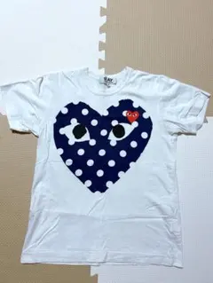 PLAY COMME des GARCONS ハート Tシャツ 半袖 白