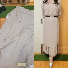 新品未使用♪セットアップ♪2点セット♪前後2way♪ワッフル生地♪ベージュ系