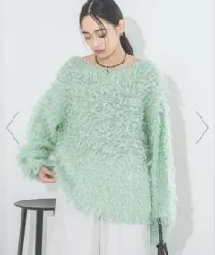 【JEANASIS】　ジーナシス 5Gランダムループプルオーバー