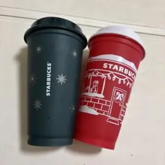 スターバックス スタバ ホリデー クリスマス リユーザブルカップ 2025 ２個