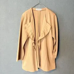【美品】ハナイユキコ　カーディガン　ウール100%のサムネイル