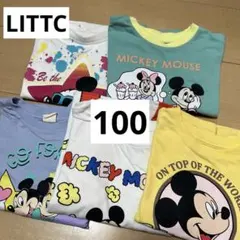 美品 しまむら LITTC ミッキーTシャツ 100 ディズニー