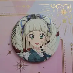 アイカツ！藤堂ユリカ　描き下ろし 袴ver. トレーディング和紙缶バッジ