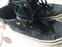 VANSハイカットスニーカー 21cm レオパード