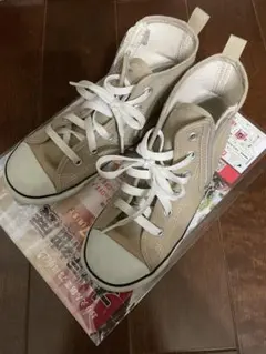 ALL STAR ベージュ ハイカットシューズ21cm