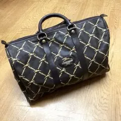 LONGCHAMP ロンシャン ボストンバッグ レザー フランス製 大容量 上品