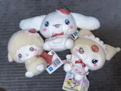ゆるかわ サンリオキャラクターズ ぬいぐるみ ショートケーキ 3種セット