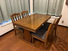 ちひろさん専用】アンティーク調 ダイニングテーブル - メルカリ