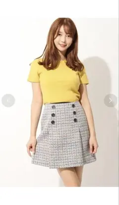 Lily Brown ツイードスカート ミニスカート リリーブラウン