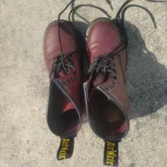 Dr. Martens バーガンディ ハイカットブーツ定価4万円