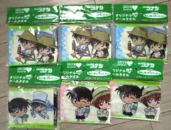名探偵コナン GREEN DA-KA-RA クールタオル 6枚セット