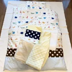 洗えるminiふとん10点セット ベビー布団 ミニサイズ 日本製 動物柄