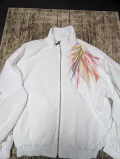 【アシックス】 レア美品asics 90's サイケ柄ブルゾンサンプル品