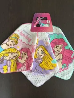 ★ループ付タオル 3枚セット★ディズニープリンセス　新品未使用