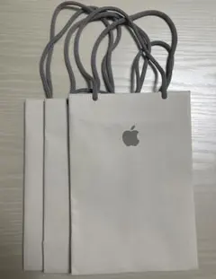 Apple ショップ袋 ホワイト4枚 - メルカリ
