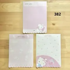 サンリオ　キティ　バラメモ　レターパッド　クマ　ダイカット　レトロ　便箋