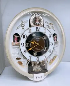 希少 SEIKO Wave Symphony BC129P 電波時計 からくり