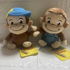 【新品】 おさるのジョージ Curious George ぬいぐるみ 2個セット
