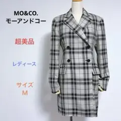 超美品 MO&CO. モーアンドコー レディース 長袖 ロングコート サイズＭ