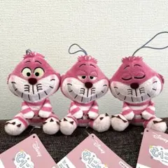う*ゆ様 むにゃすやマスコット ふしぎの国のアリス チェシャ猫 全3種 コンプリ