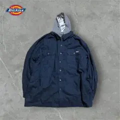 【M60】Dickiesディッキーズフーデッドジャケットネイビー