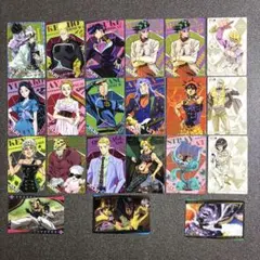 ジョジョの奇妙な冒険 ウエハース カード 21枚まとめ売り 承太郎他