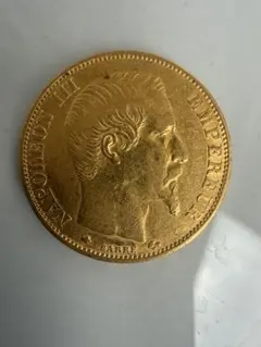 フランス帝国 5フラン銀貨 1869年 ナポレオン3世 本物保証 - メルカリ