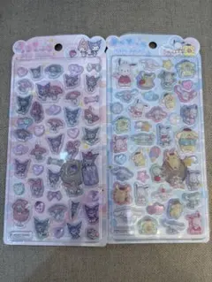 【正規品】うるちゅるポップシール　サンリオ　3枚セット