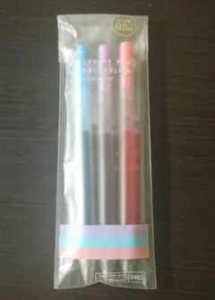 ゲルインクボールペン（ノック式、Ｂ、３本）♡