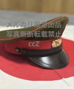 激レア　日本軍　帝国陸軍　近衛師団　近衛兵　青年将校　軍帽　制帽 旧日本陸軍 近衛師団 将校用 四五式軍帽 複製品 値下げしました