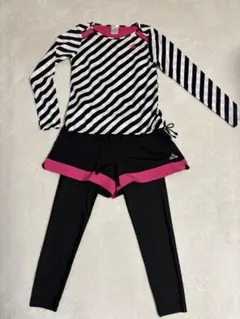 美品☆adidas 長袖トップスとショートパンツセットSサイズ