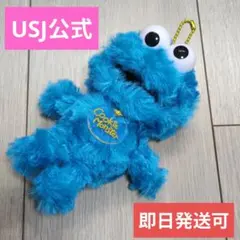 【早い者勝ち】USJ公式　クッキーモンスター　ぬいぐるみ　バッチ　キーホルダー