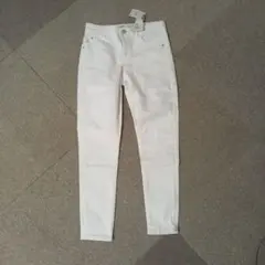 ZARA スキニーデニム ホワイト EUR36