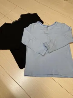 長袖シャツ　ヒートテック　2枚セット　ユニクロ　100