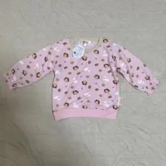 新品未使用タグ付き　95cm 長袖トップス　薄手トレーナー　ピンク　ハイジ