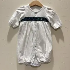 familiar ロンパース　グリーンチェック