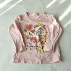 アンパンマン 長袖 ロンT Tシャツ ピンク ドキンちゃん コキンちゃん