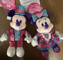 ディズニー ファンダーランド ぬいぐるみバッジ ミッキー ミニー