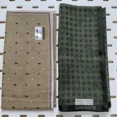 RENOMA CLAUDIO VALENTINO PARIS ハンカチ 2セット