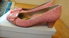 パンプス 銀座カネマツ ピンク