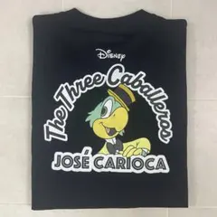 ディズニー　三人の騎士　ホセ・キャリオカ　Tシャツ　アベイル　ブラック　Lサイズ
