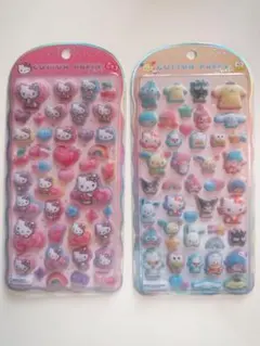 コットンパフィーシール　サンリオキャラクター•ハローキティ　２枚セット