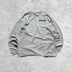 【90s】USA製BAYSIDEロングスリーブTシャツ　ボロ感フェード雰囲気最高