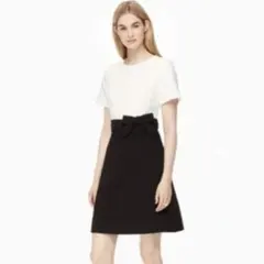 ケイトスペード ワンピース　バイカラー