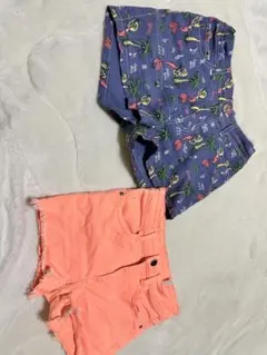 シスタージェニィ／H&M／140/150夏／ショートパンツ2点セット コギャル