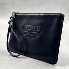 COACH レザー ブラック レディース ポーチ 8686のサムネイル